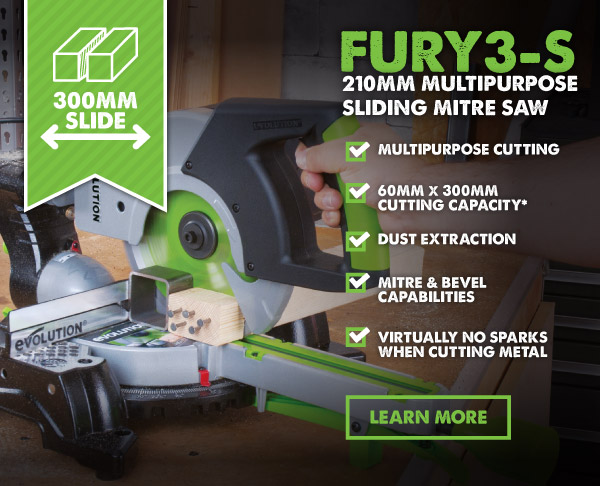 FURY3-S 210 Multipurpose Sliding Mitre Saw