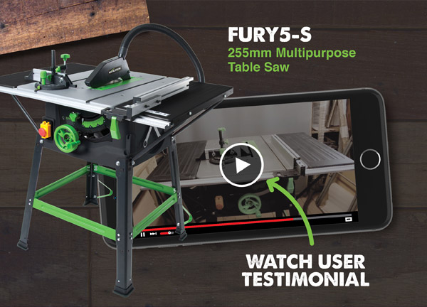See the FURY5-S table saw in action