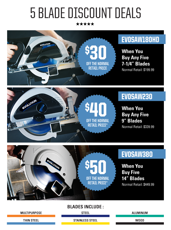 5 Blade Discount Deals