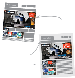 Emails and informative graphics