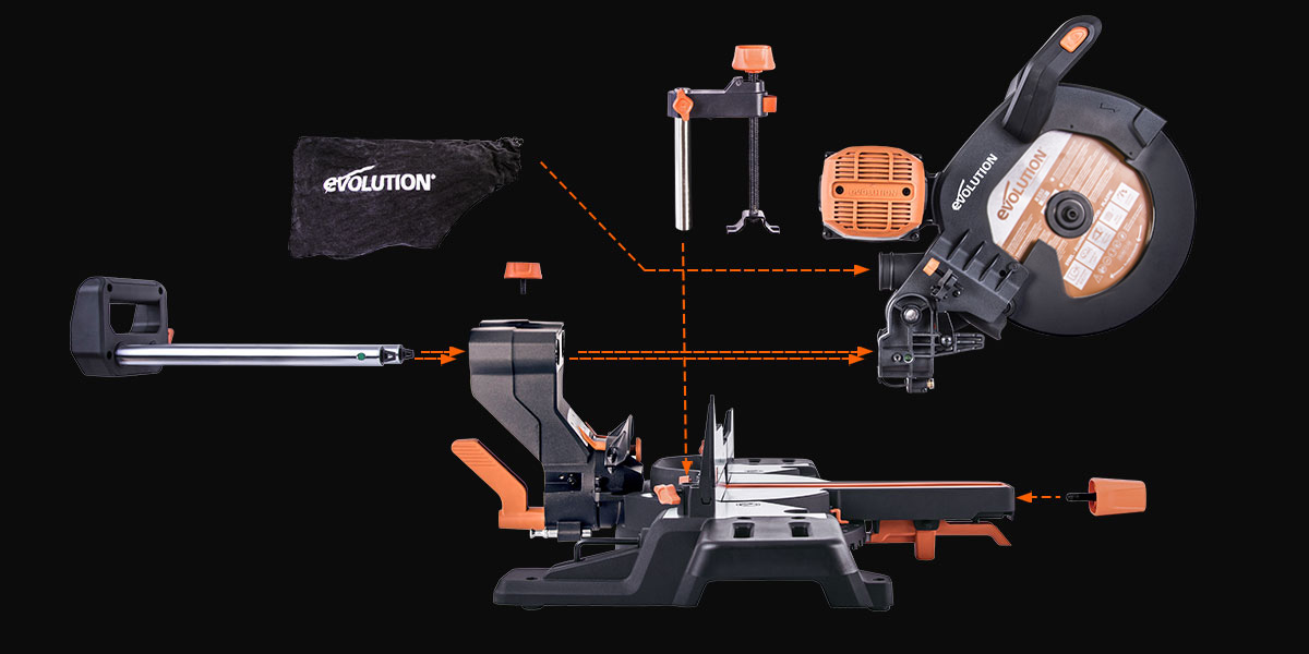 Evolution mitre saws assembly guide